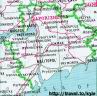 Карта Запорожской области